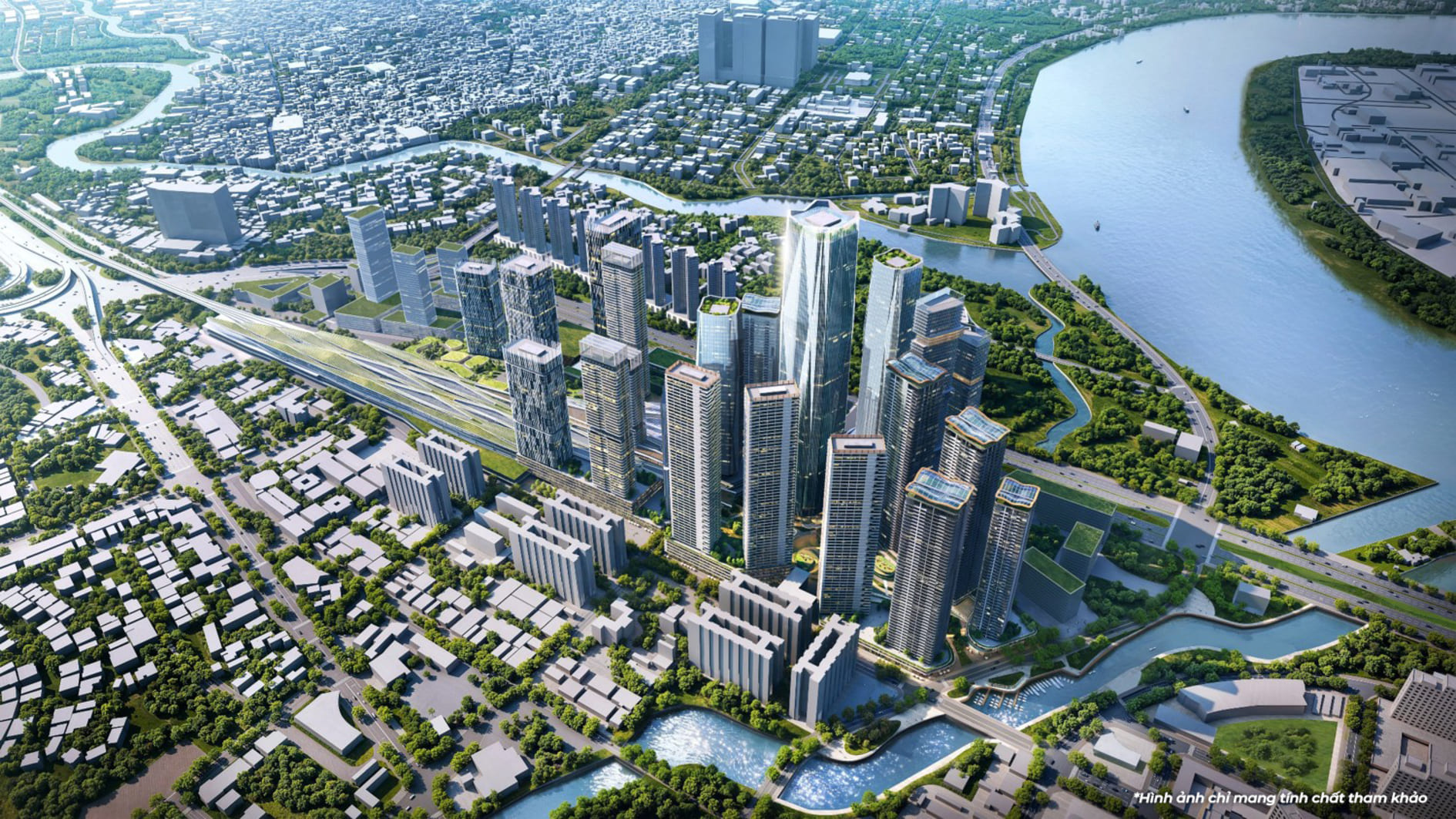 Phối cảnh dự án The Megapolis Thủ Thiêm